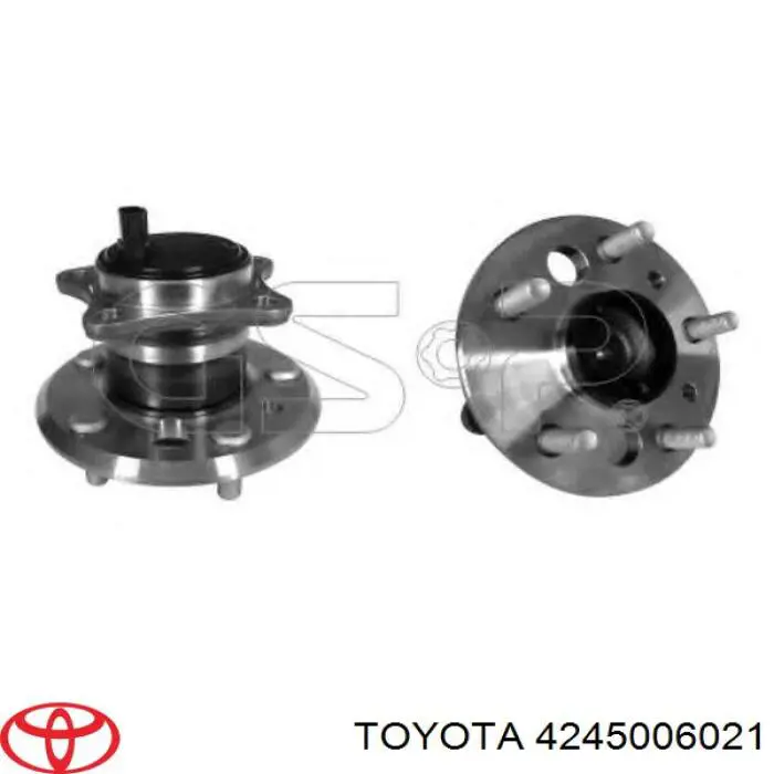 4245006021 Toyota cubo trasero derecho