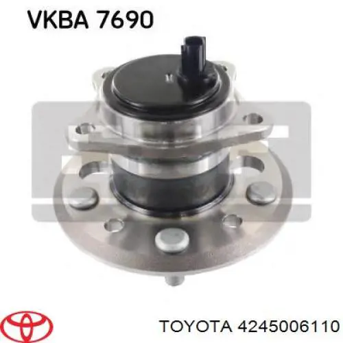 Cubo trasero derecho TOYOTA 4245006110