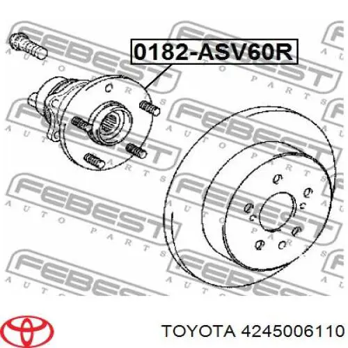 WB90719 Sato Tech Cubo de rueda trasero derecho