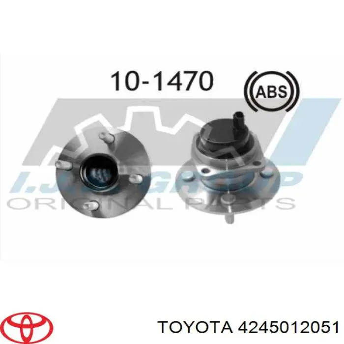 Comprar 4245012051 Toyota Cubo de rueda, Eje trasero