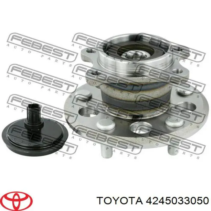 4245033050 Toyota Cubo de rueda trasero derecho