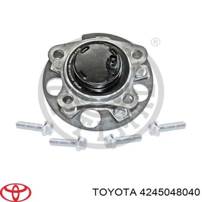4245048040 Toyota Cubo de rueda trasero derecho