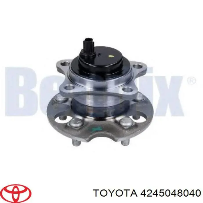 Cubo de rueda trasero derecho 4245048040 Toyota