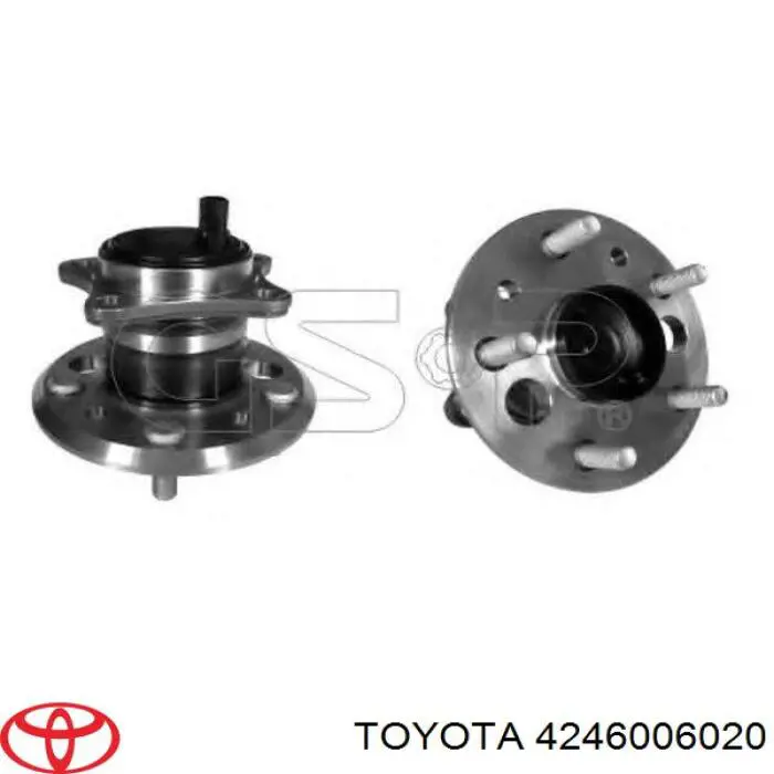 4246006020 Toyota cubo trasero izquierdo