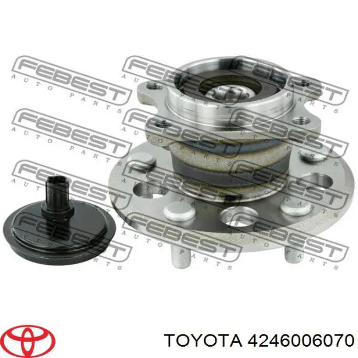 Cubo de rueda trasero izquierdo Toyota 4246006070 precio, desde 102,76 EUR