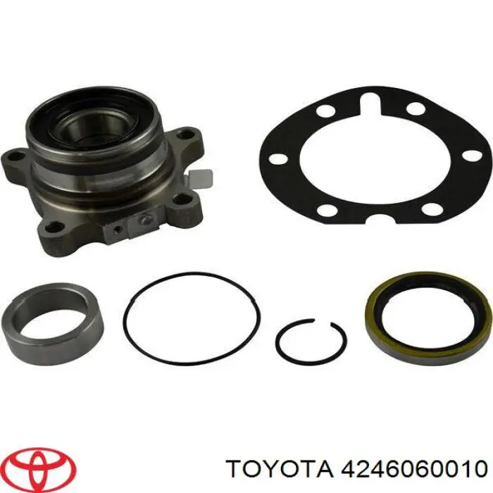 Cubo de rueda trasero izquierdo 4246060010 Toyota