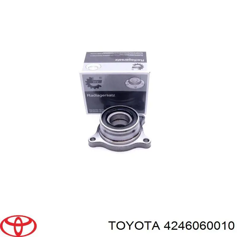 Cubo de rueda trasero izquierdo Toyota 4246060010