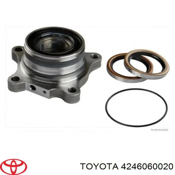 4246060020 Toyota cubo trasero izquierdo