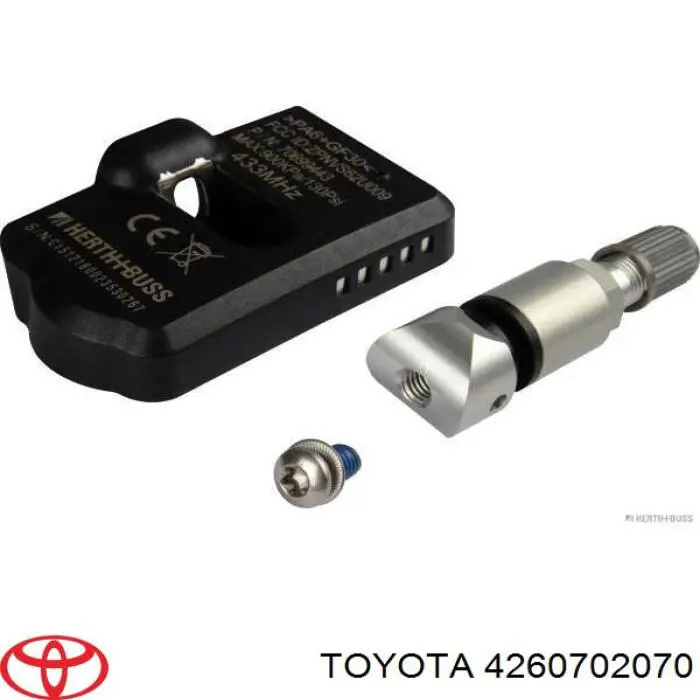4260702070 Toyota Sensor de presión de neumáticos (TPMS)