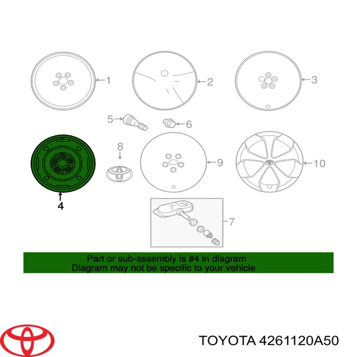  Toyota 4261120A50 precio, desde 94,98 EUR