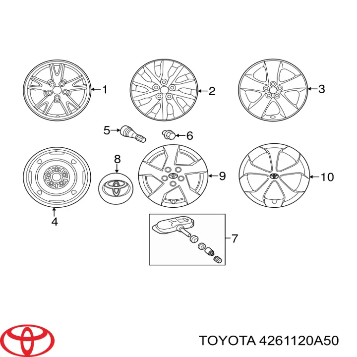 Comprar 4261120A50 Toyota 