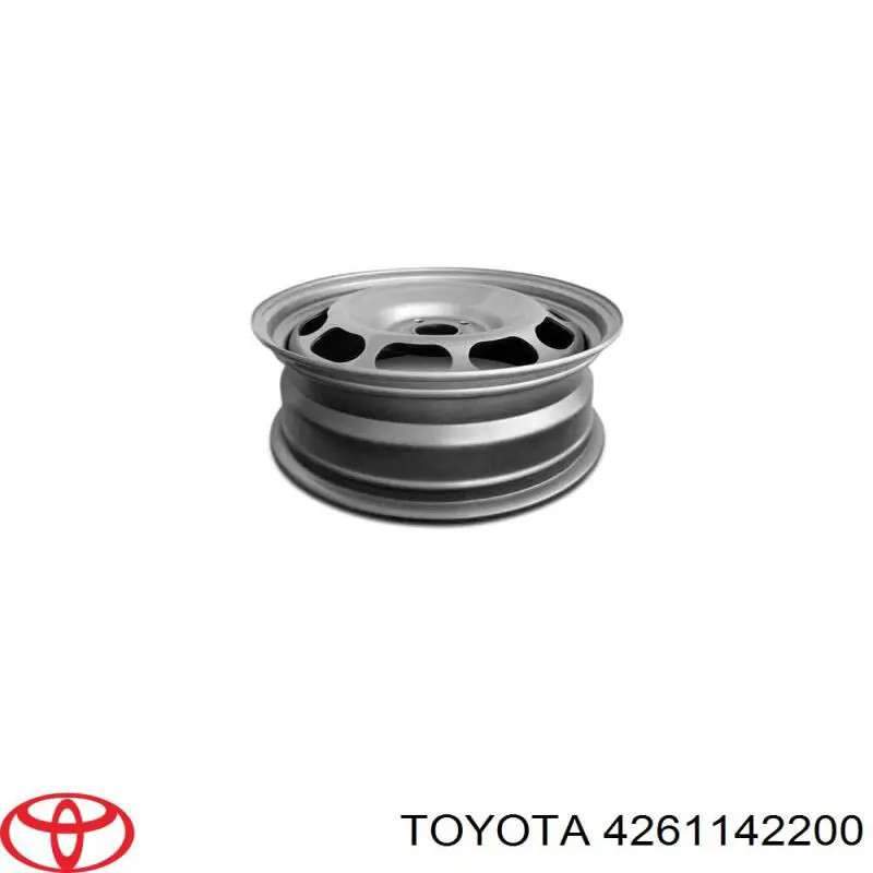 4261142200 Toyota llantas de acero (estampado)