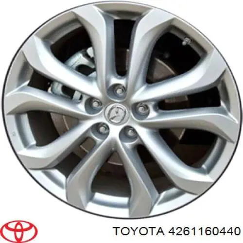 4261160440 Toyota ruedas de acero (estampado)