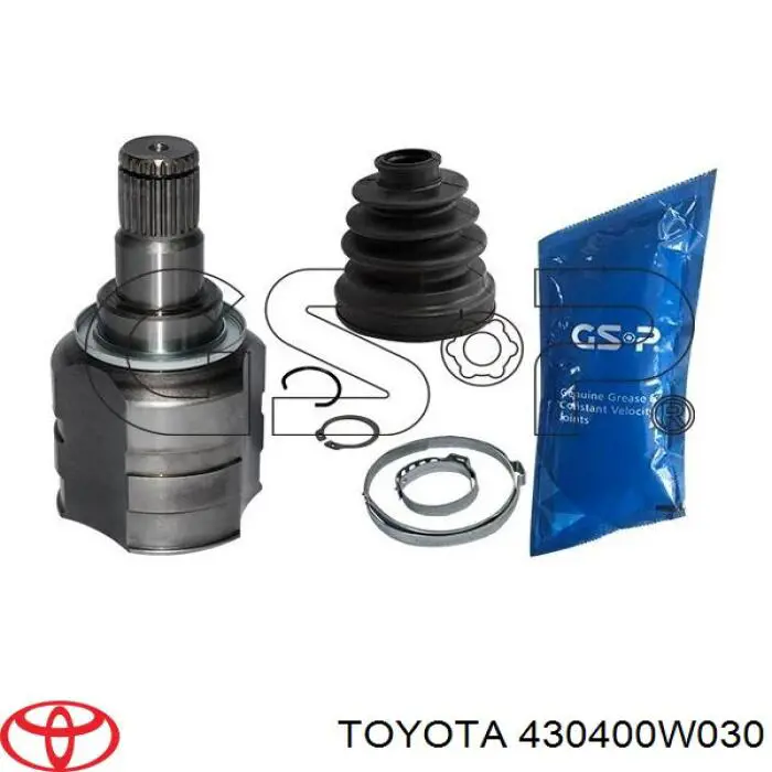 Junta homocinética interna delantera izquierda Toyota 430400W030 precio, desde 51,47 EUR