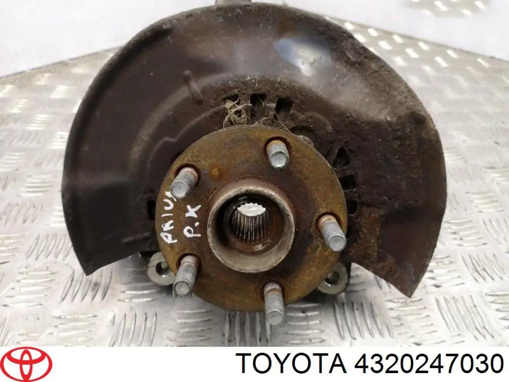 4320247030 Toyota Mangueta delantera izquierda