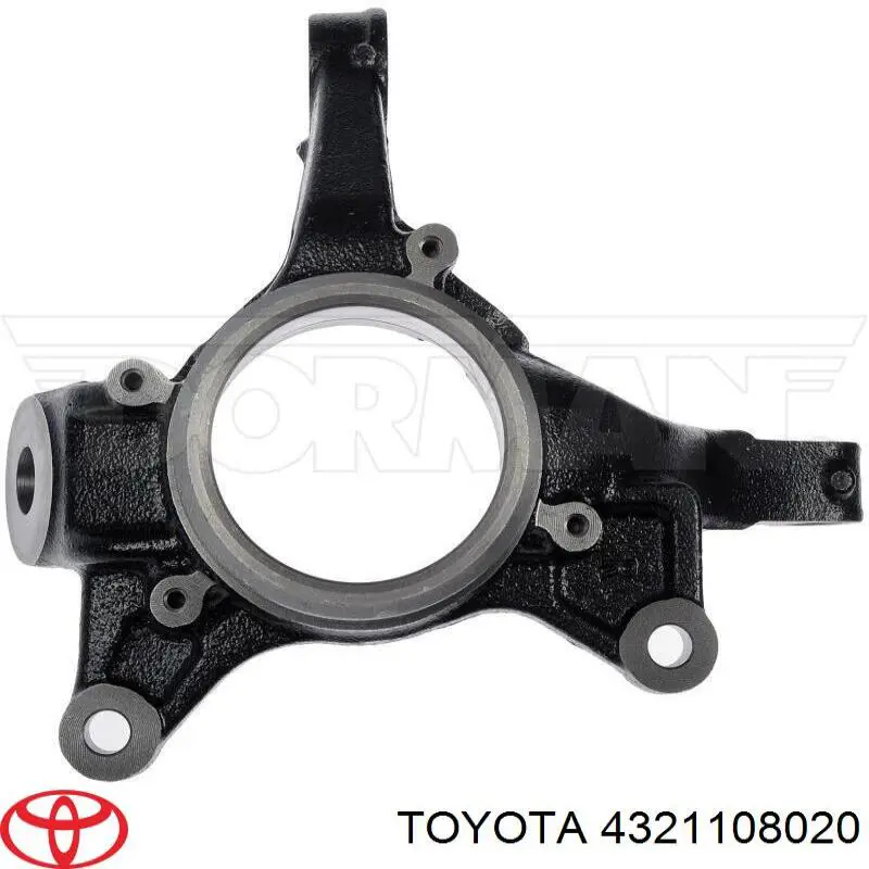 4321108020 Toyota muñón del eje, suspensión de rueda, delantero derecho