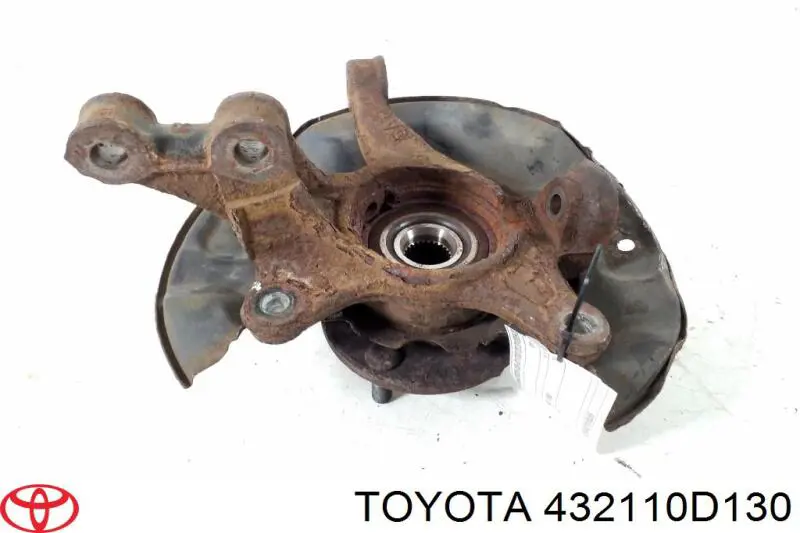 Muñón del eje, soporte de rueda, delantero derecho para Toyota Yaris (SP90)