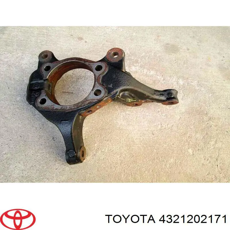 4321202171 Toyota muñón del eje, suspensión de rueda, delantero izquierdo