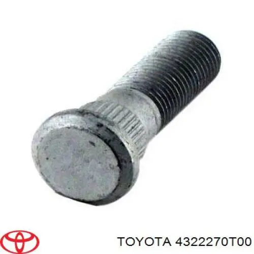 4322270T00 Toyota espárrago de rueda delantero