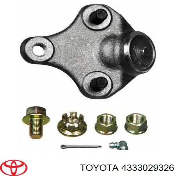 4333029326 Toyota rótula de suspensión inferior