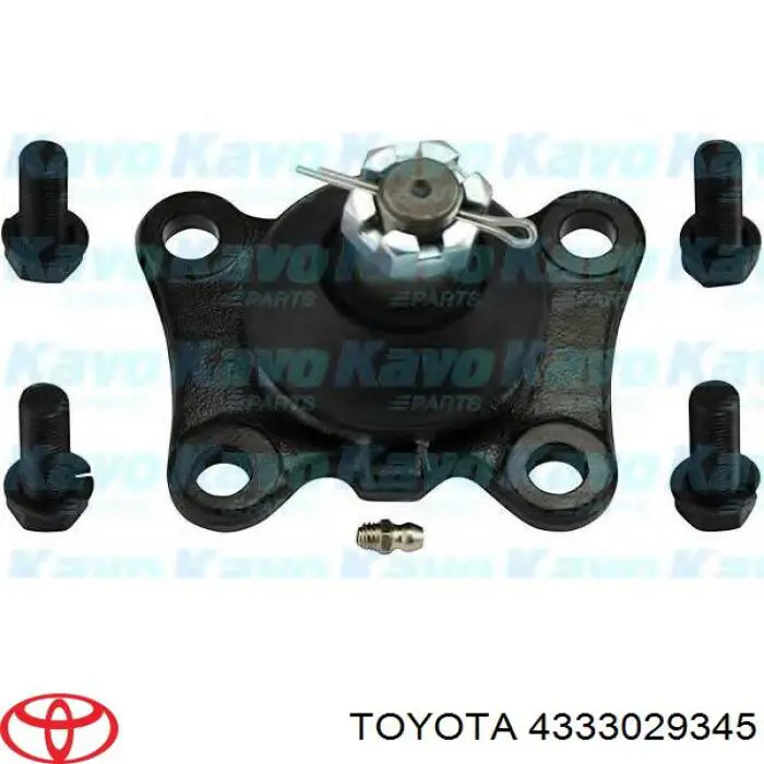 4333029345 Toyota rótula de suspensión inferior