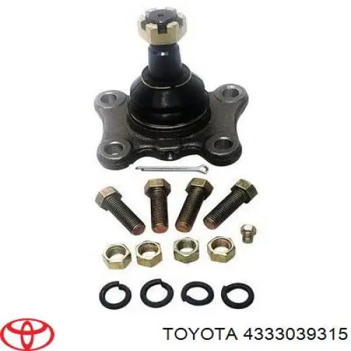 Rótula inferior de suspensión Toyota 4333039315