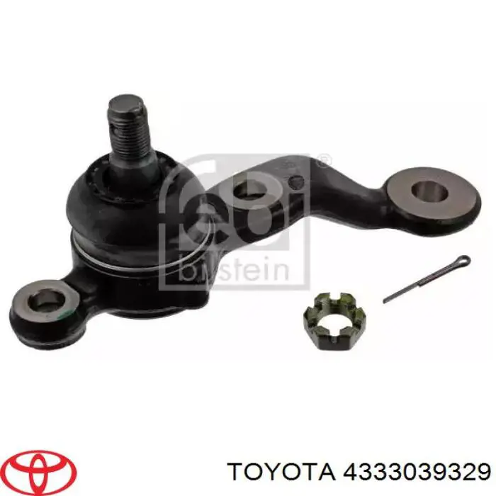 4333039329 Toyota rótula de suspensión inferior derecha