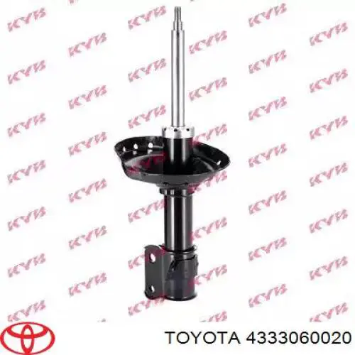 4333060020 Toyota barra oscilante, suspensión de ruedas delantera, superior izquierda