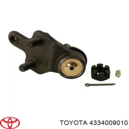 Rótula de suspensión inferior izquierda Toyota 4334009010