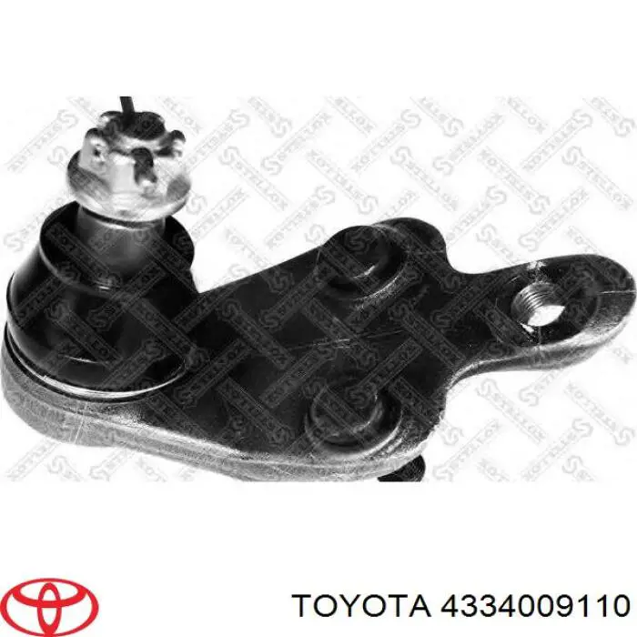 4334009110 Toyota rótula de suspensión inferior izquierda