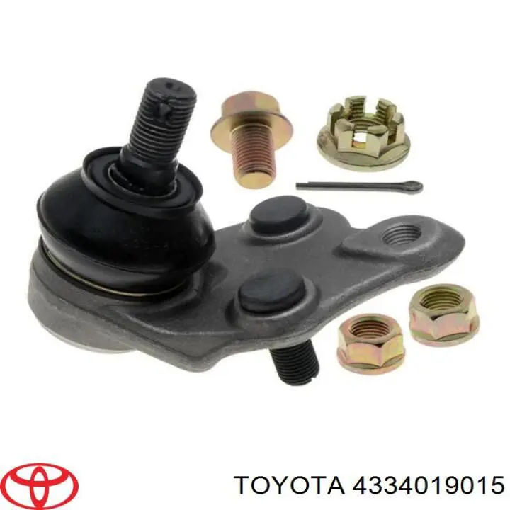 4334019015 Toyota rótula de suspensión inferior izquierda