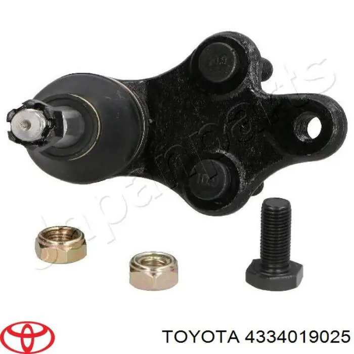 4334019025 Toyota rótula de suspensión inferior izquierda