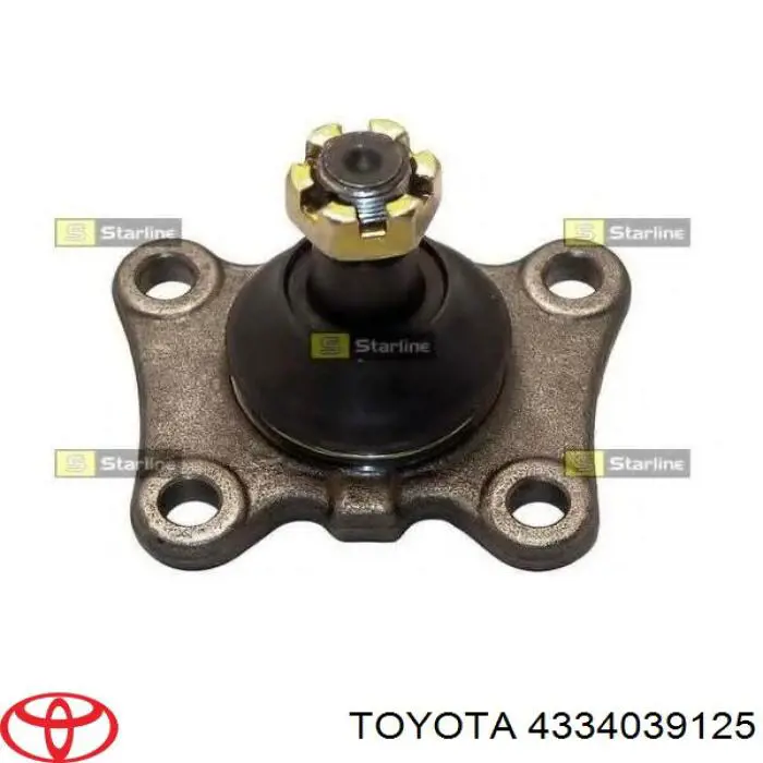 4334039125 Toyota rótula de suspensión inferior