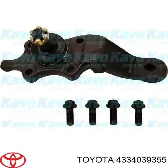 4334039355 Toyota rótula de suspensión inferior izquierda