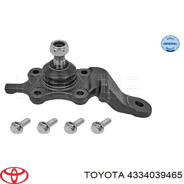 Comprar 4334039465 Toyota Rótula de suspensión inferior izquierda