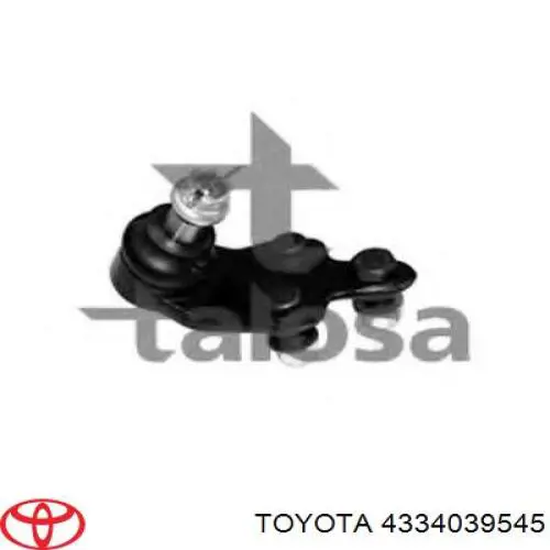 Comprar 4334039545 Toyota Rótula de suspensión inferior izquierda