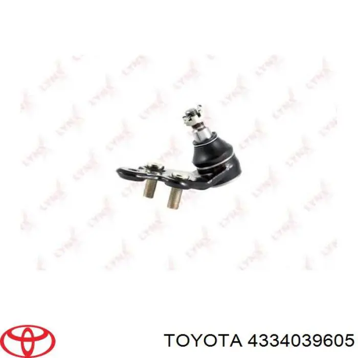 Rótula de suspensión inferior izquierda 4334039605 Toyota