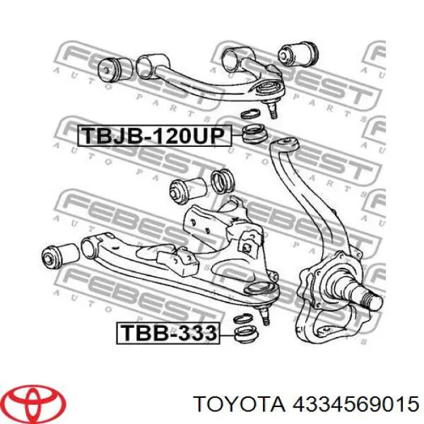 Guardapolvo de rótula inferior Toyota 4334569015 precio, desde 4,58 EUR