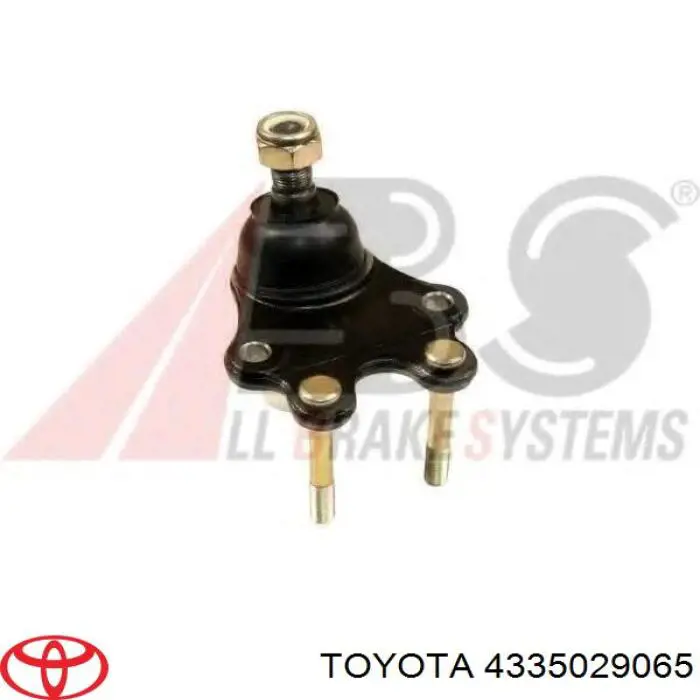 4335029065 Toyota rótula de suspensión superior