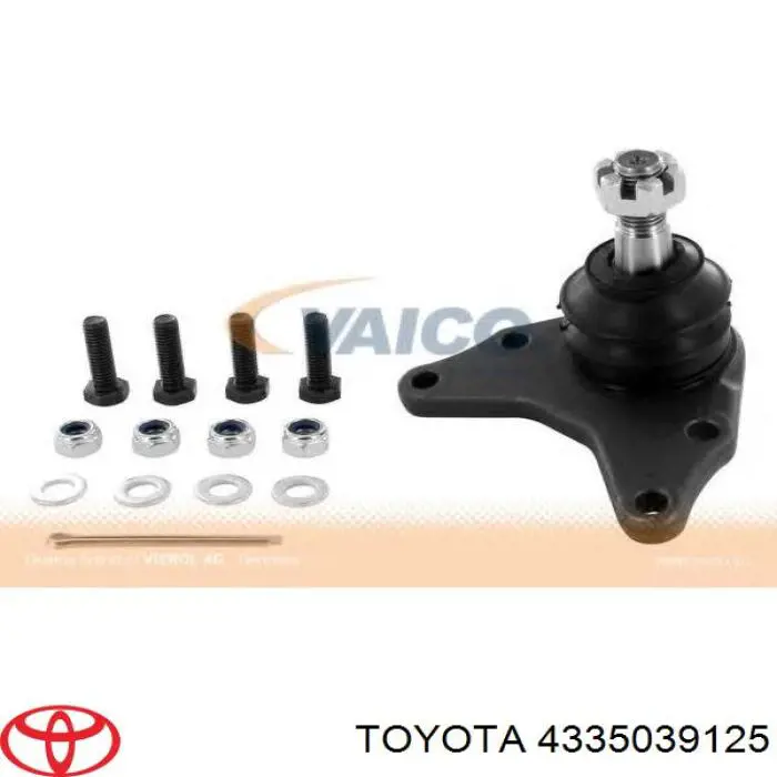4335039125 Toyota rótula de suspensión