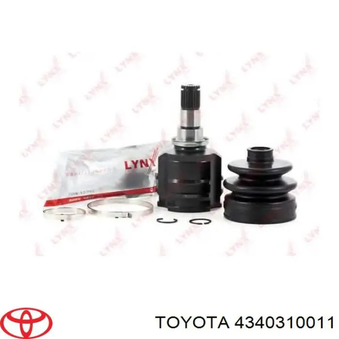 4340310011 Toyota junta homocinética interior delantera derecha