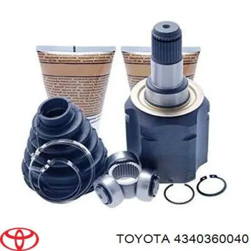 Comprar 4340360040 Toyota Junta homocinética interna delantera