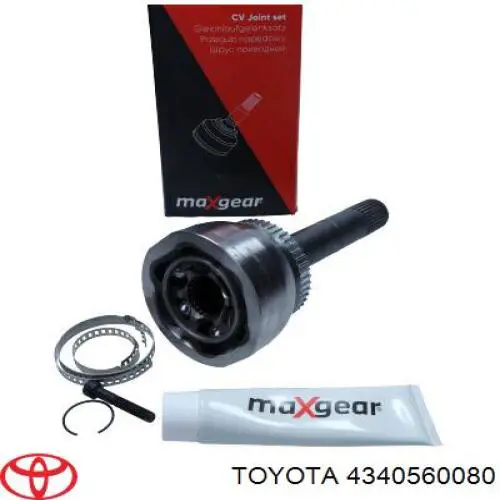 Junta homocinética exterior delantera Toyota 4340560080 precio, desde 57,32 EUR