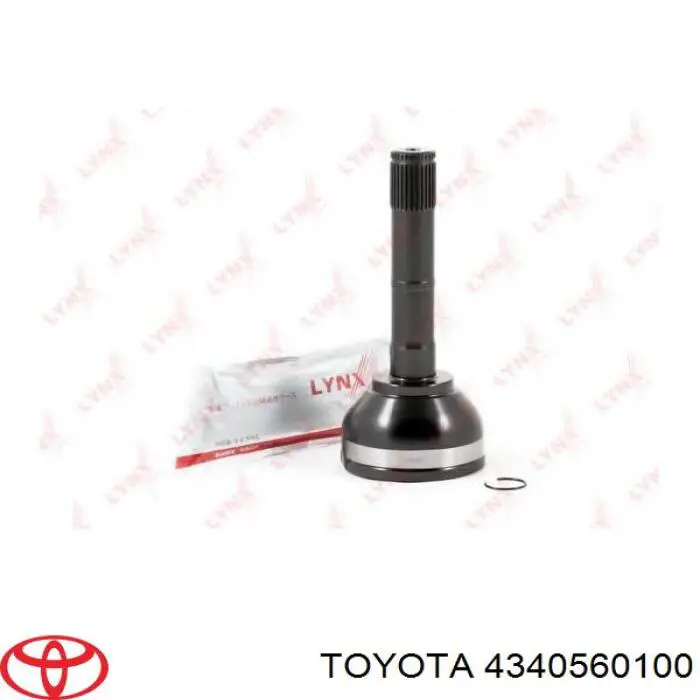 4340560100 Toyota junta homocinética exterior delantera