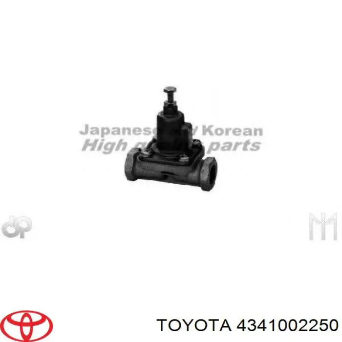 4341002550 Toyota árbol de transmisión delantero derecho