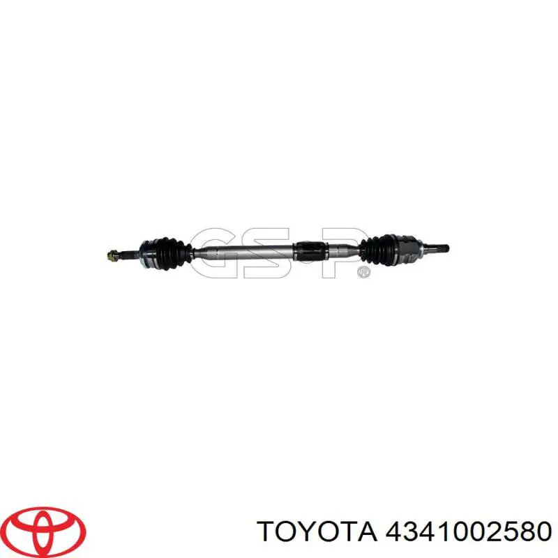 Comprar 4341002580 Toyota Semieje delantero derecho
