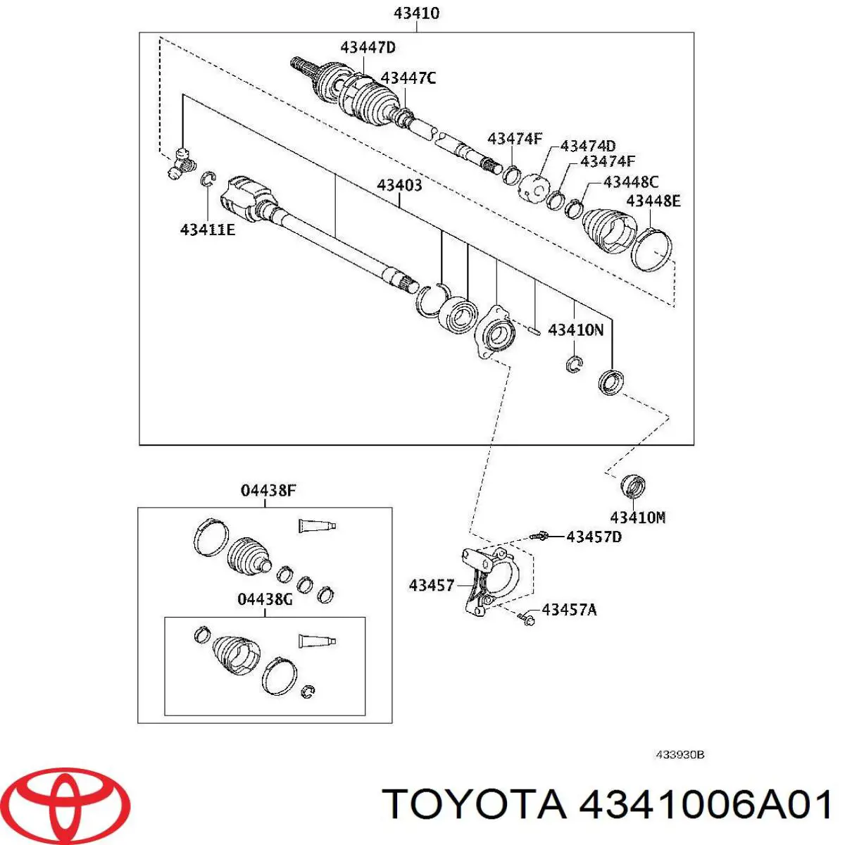 4341006A01 Toyota