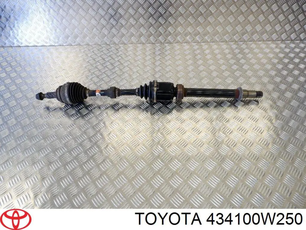 434100W250 Toyota árbol de transmisión delantero derecho