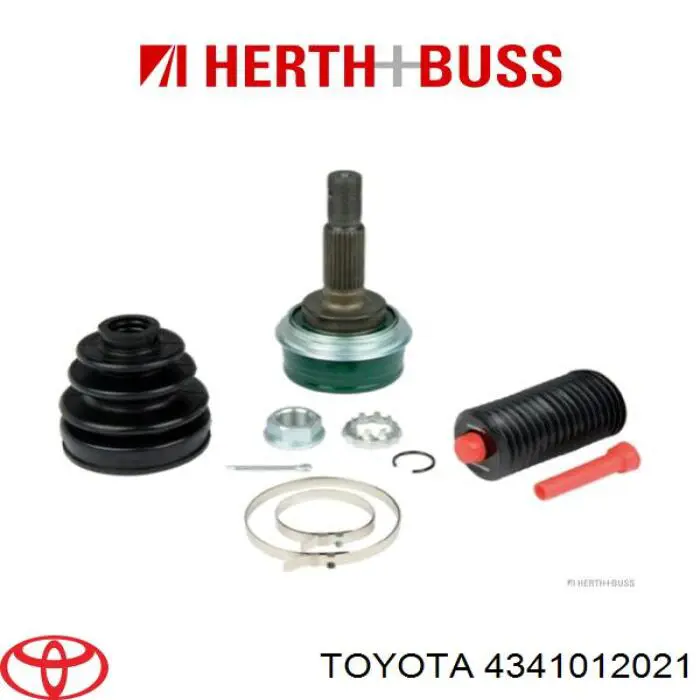 4341012021 Toyota árbol de transmisión delantero derecho