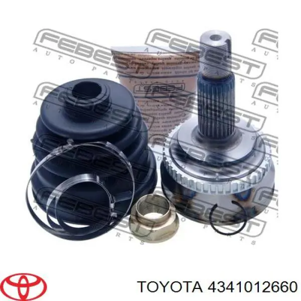 Semieje delantero derecho Toyota 4341012660 precio, desde 75,50 EUR